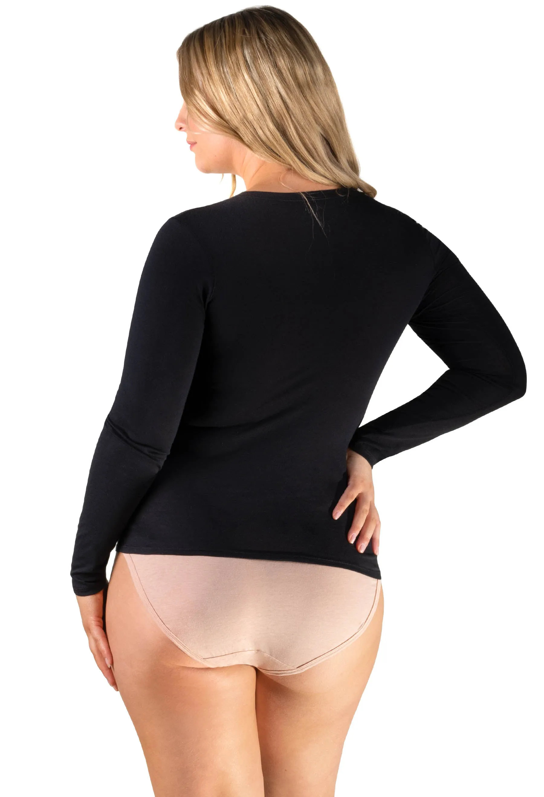 100% Cotton Long Sleeve Top 2 Pack   Menopause Relief Tea