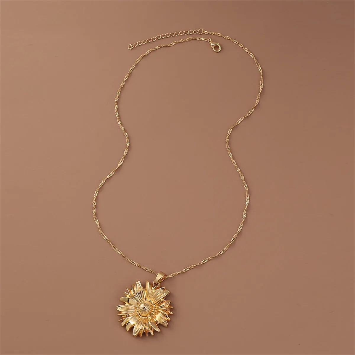 18K Gold-Plated Mum Pendant Necklace