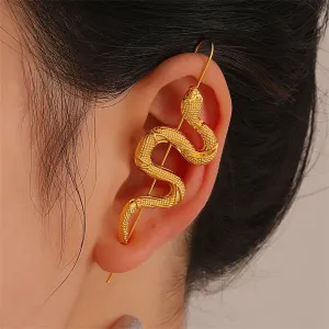 18K Gold-Plated Snake Ear Cuff