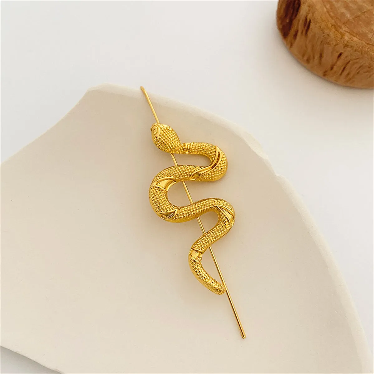18K Gold-Plated Snake Ear Cuff