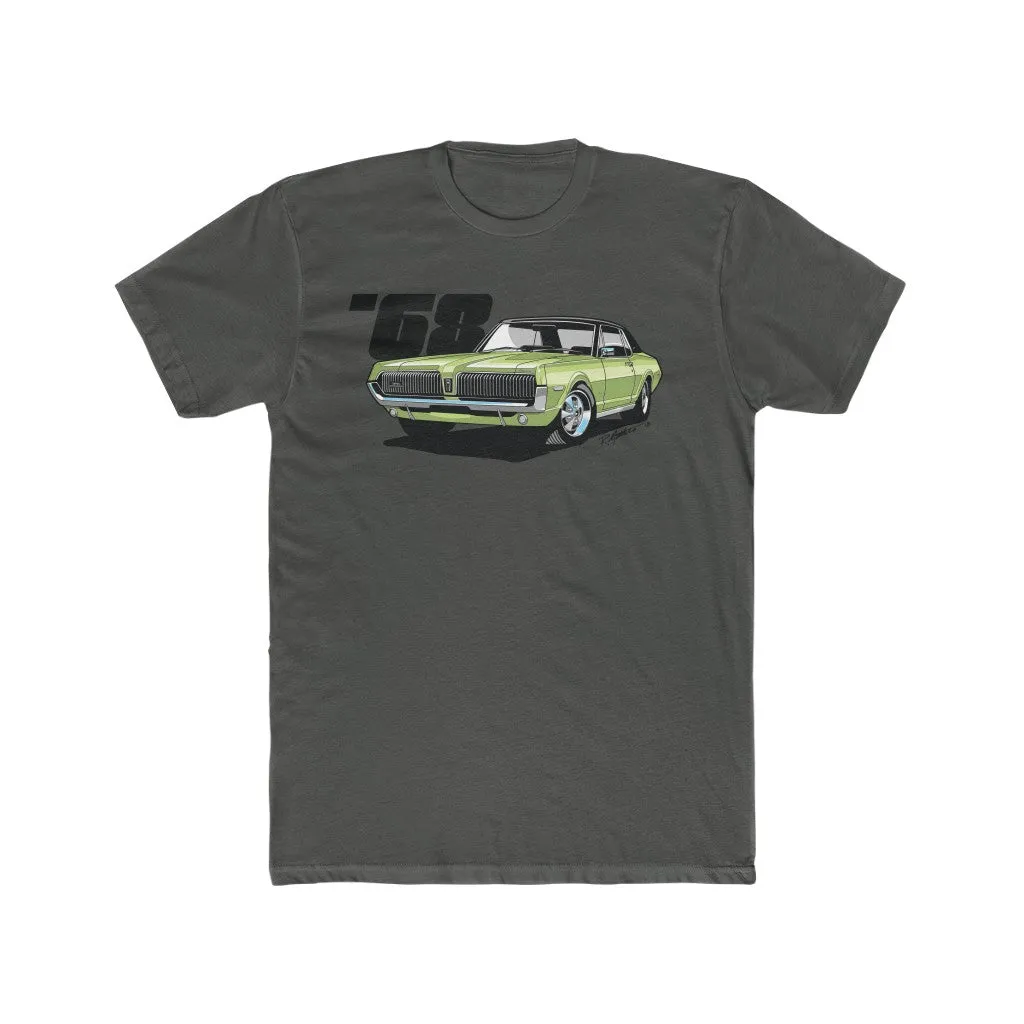 1968 Mercury Cougar Lime Frost Men's Cotton Crew Tee