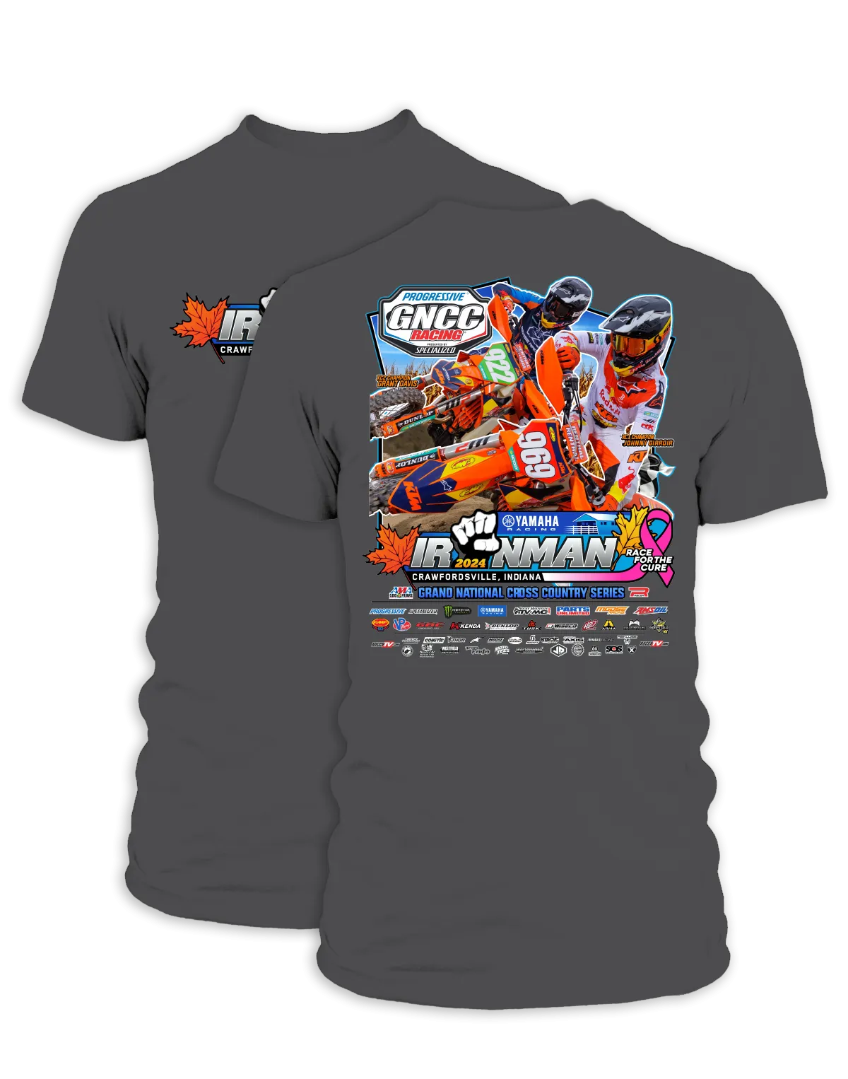 2024 GNCC Ironman Adult Bike Event T-Shirts