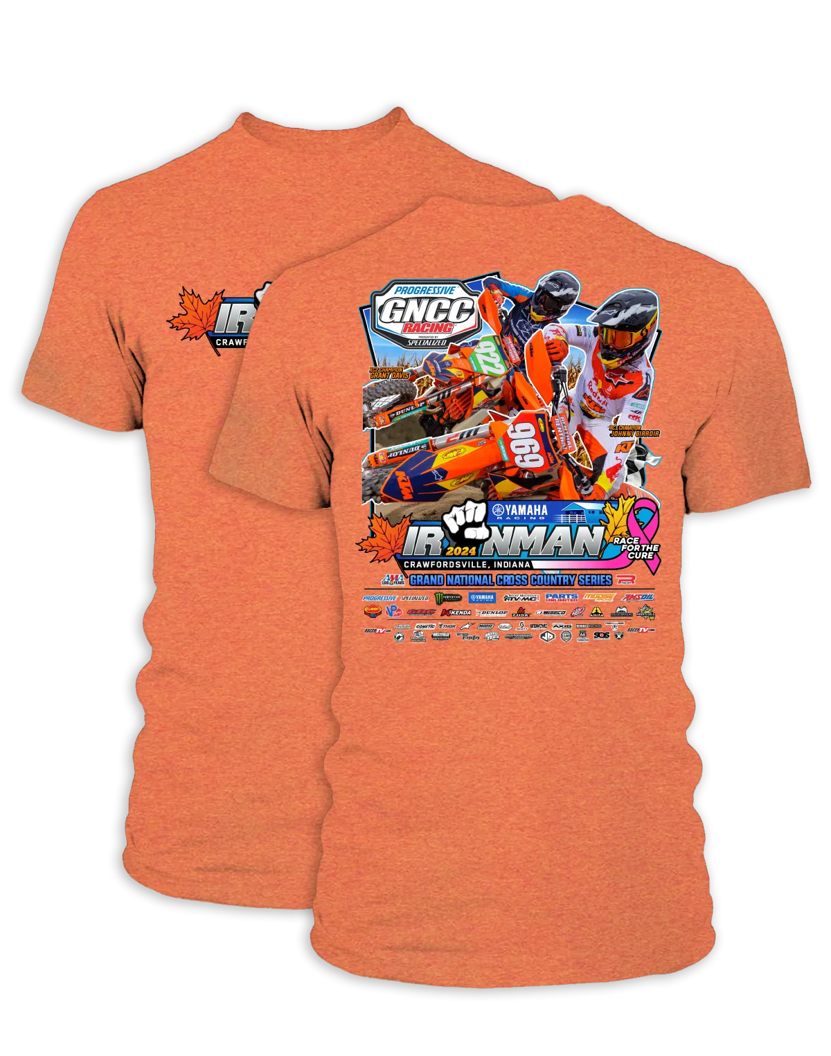 2024 GNCC Ironman Adult Bike Event T-Shirts