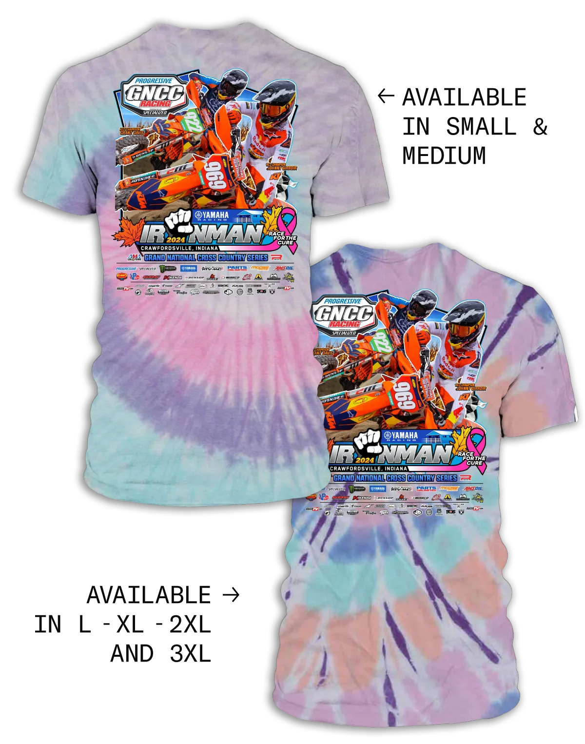 2024 GNCC Ironman Adult Bike Event T-Shirts