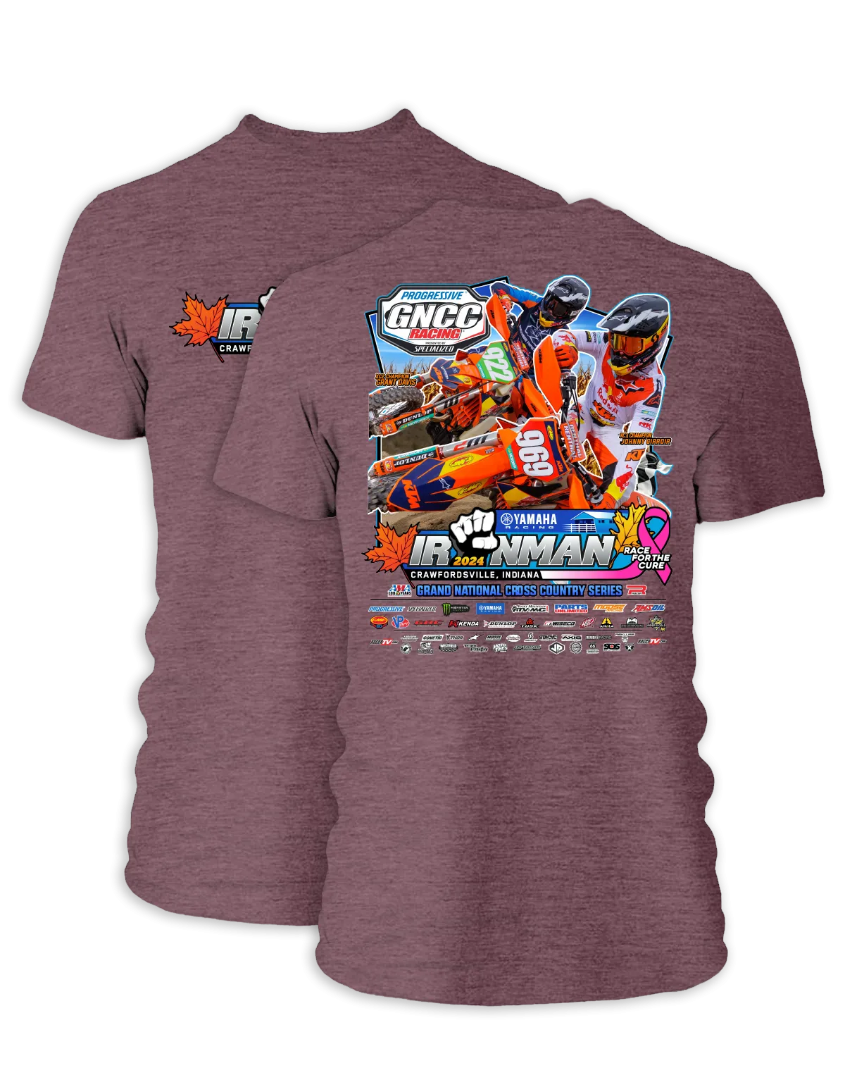 2024 GNCC Ironman Adult Bike Event T-Shirts