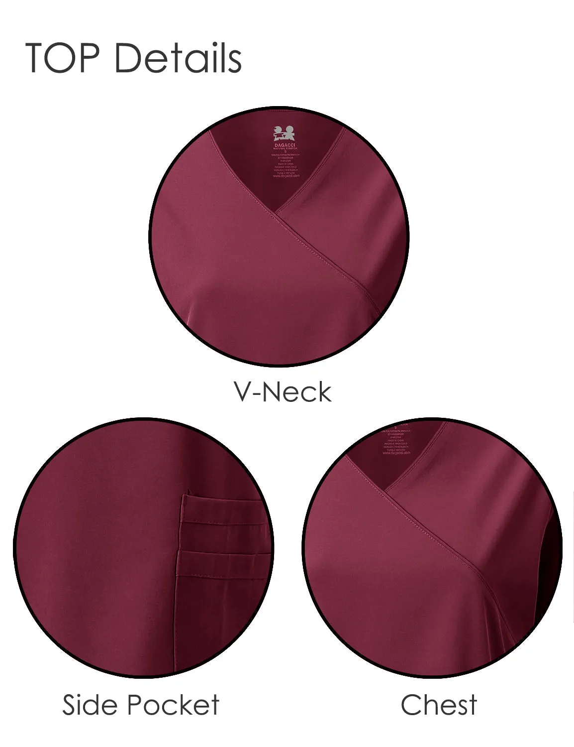 4-Way Stretch Y-Neck Medical Scrub Sets [FS2103]