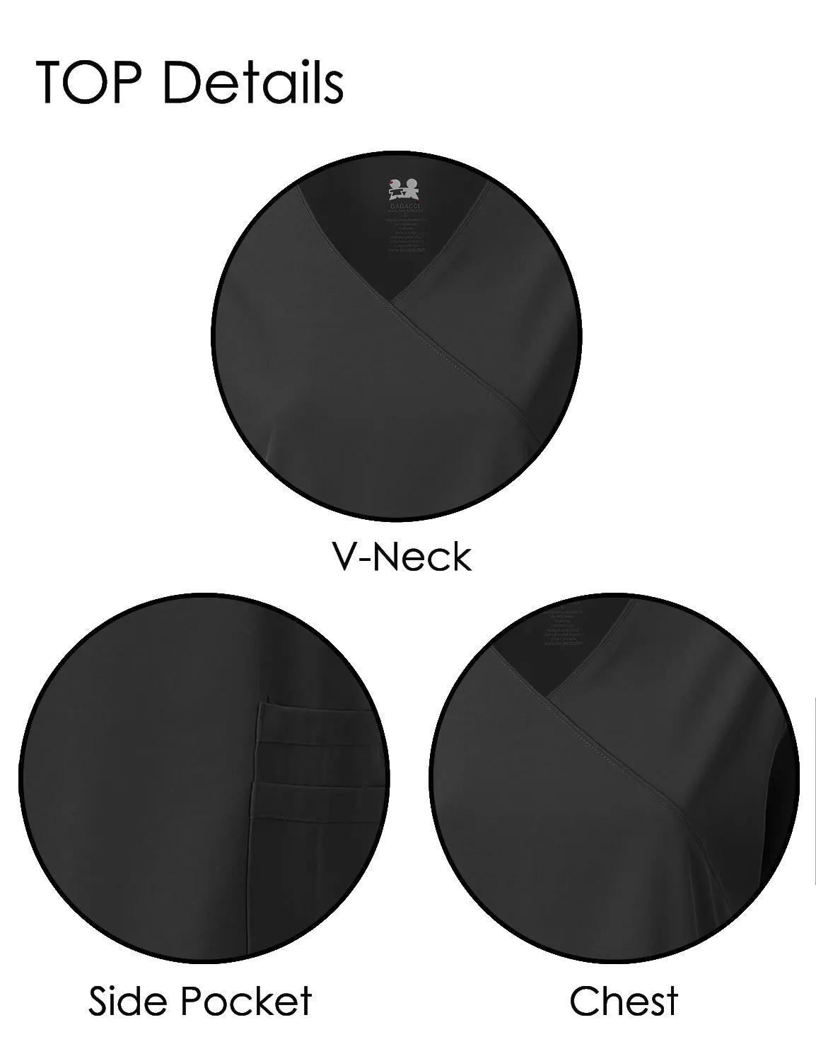 4-Way Stretch Y-Neck Medical Scrub Sets [FS2103]