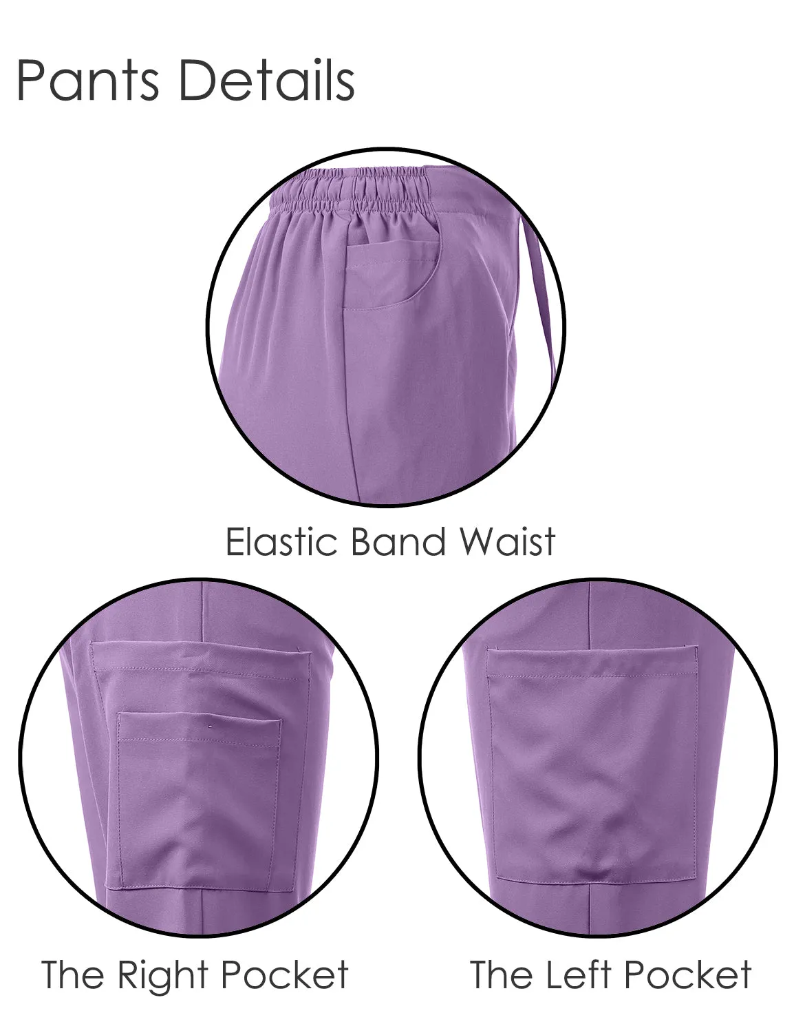 4-Way Stretch Y-Neck Medical Scrub Sets [FS2103]