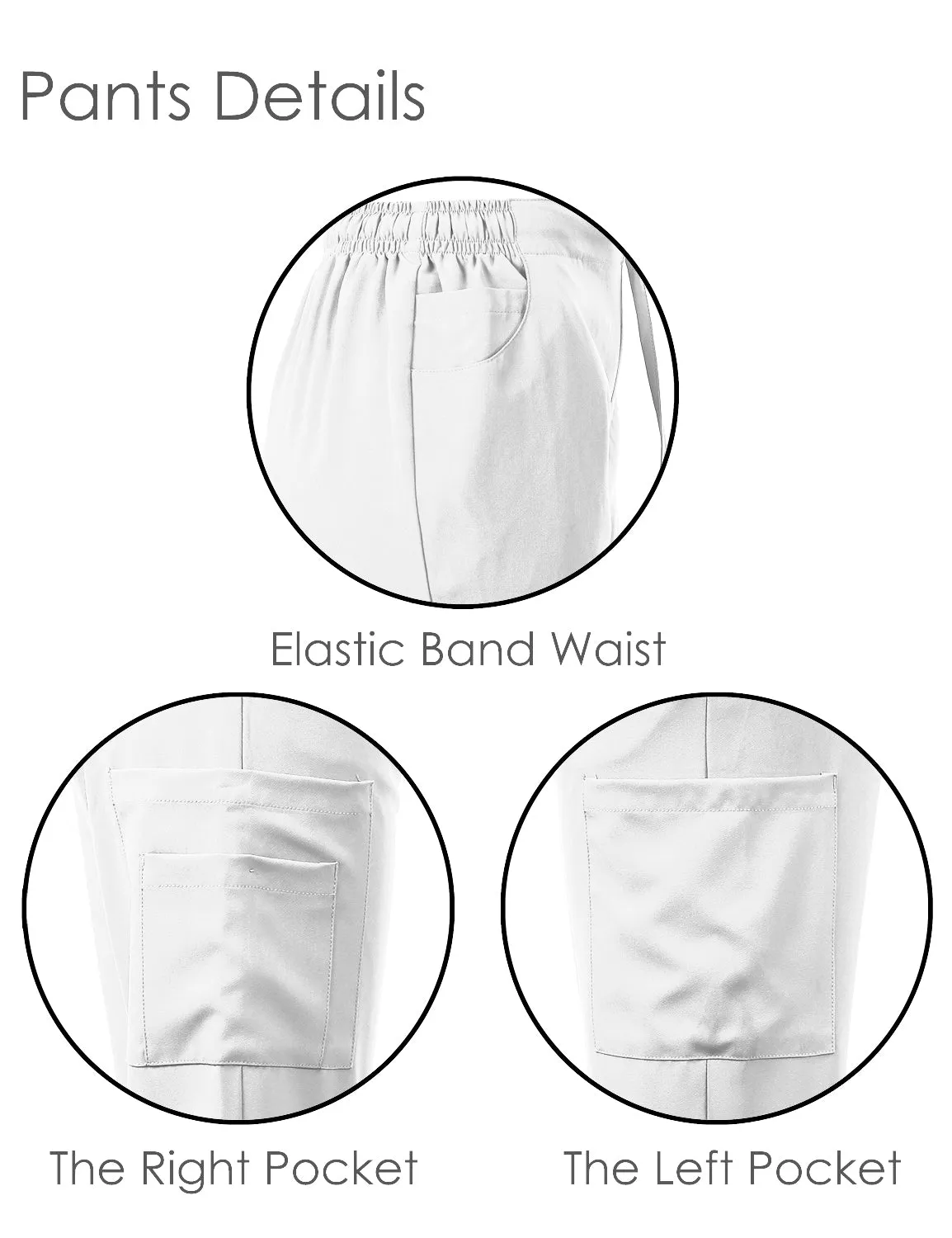 4-Way Stretch Y-Neck Medical Scrub Sets [FS2103]