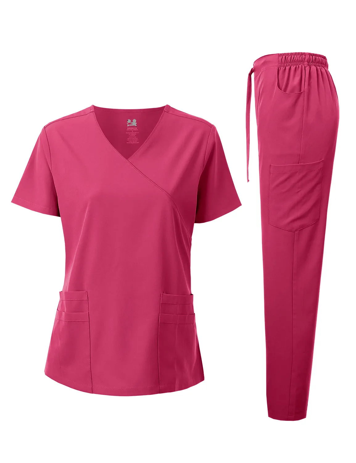 4-Way Stretch Y-Neck Medical Scrub Sets [FS2103]