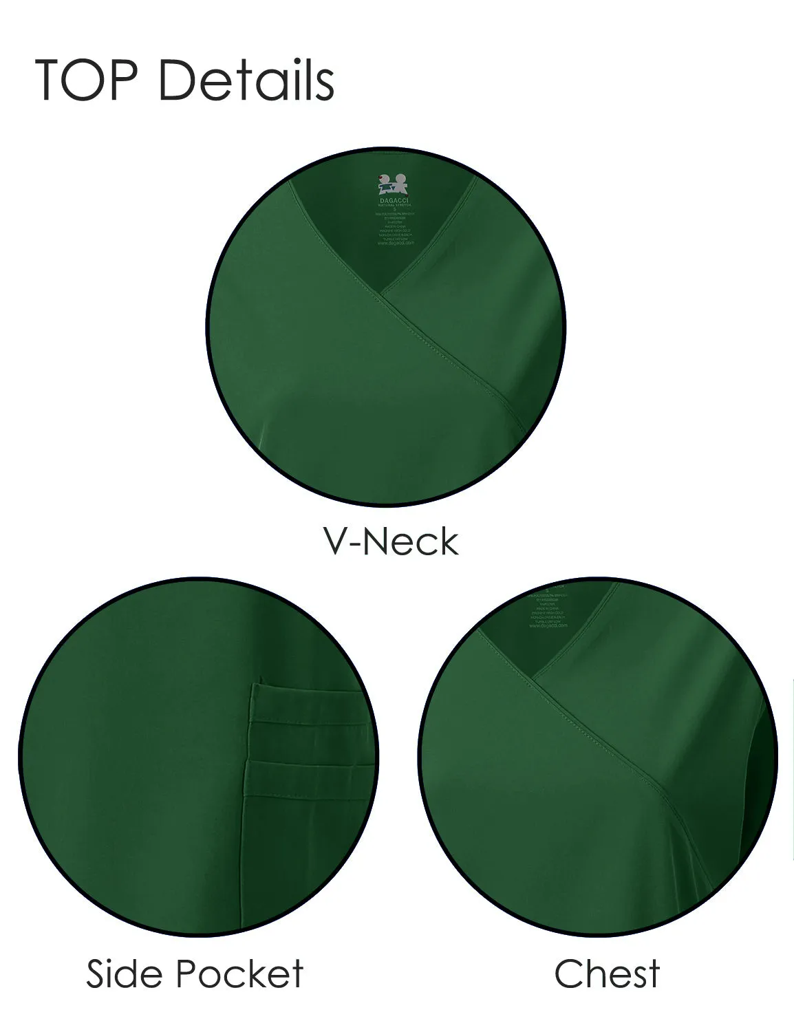 4-Way Stretch Y-Neck Medical Scrub Sets [FS2103]