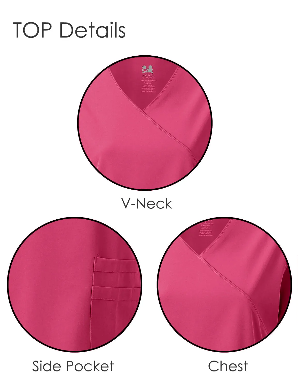 4-Way Stretch Y-Neck Medical Scrub Sets [FS2103]