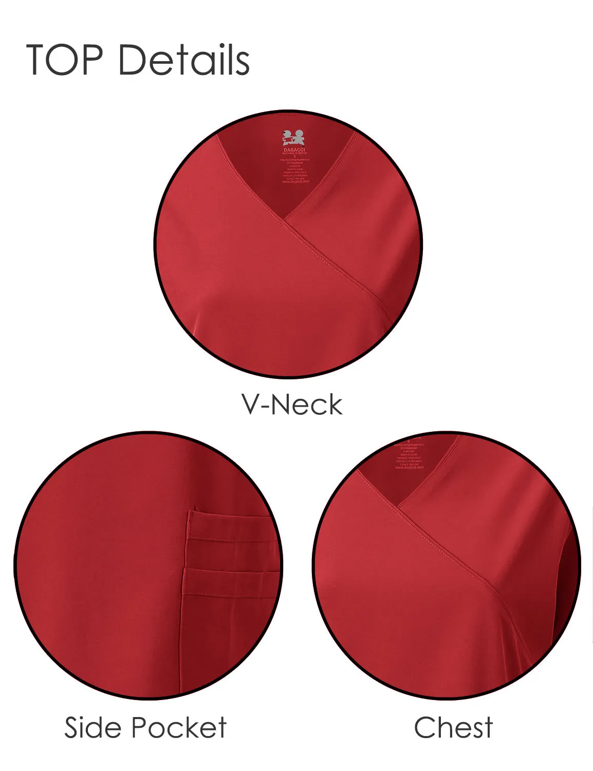 4-Way Stretch Y-Neck Medical Scrub Sets [FS2103]