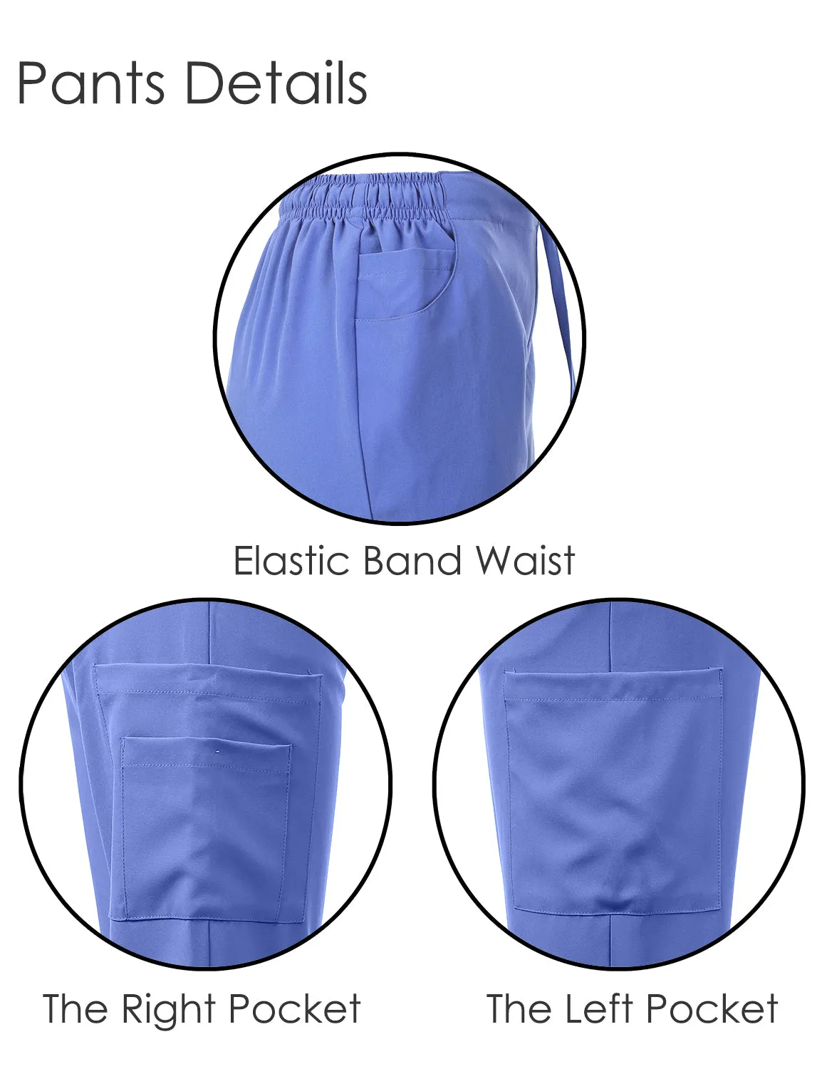 4-Way Stretch Y-Neck Medical Scrub Sets [FS2103]
