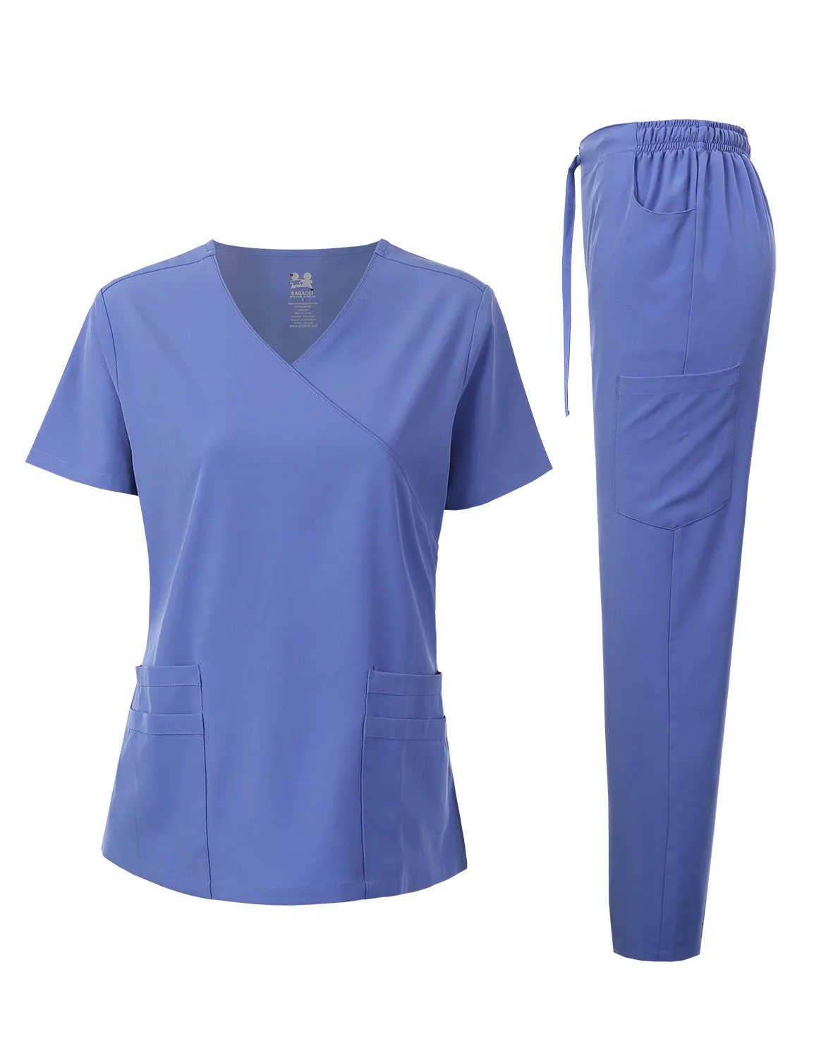 4-Way Stretch Y-Neck Medical Scrub Sets [FS2103]