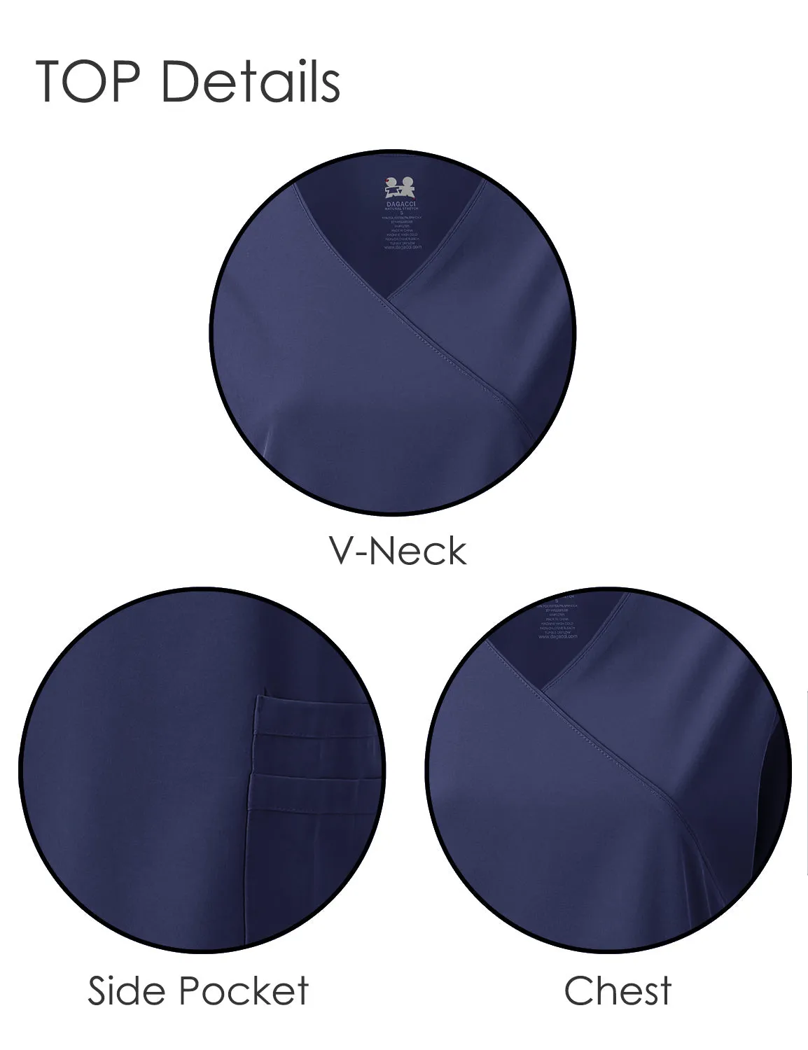 4-Way Stretch Y-Neck Medical Scrub Sets [FS2103]