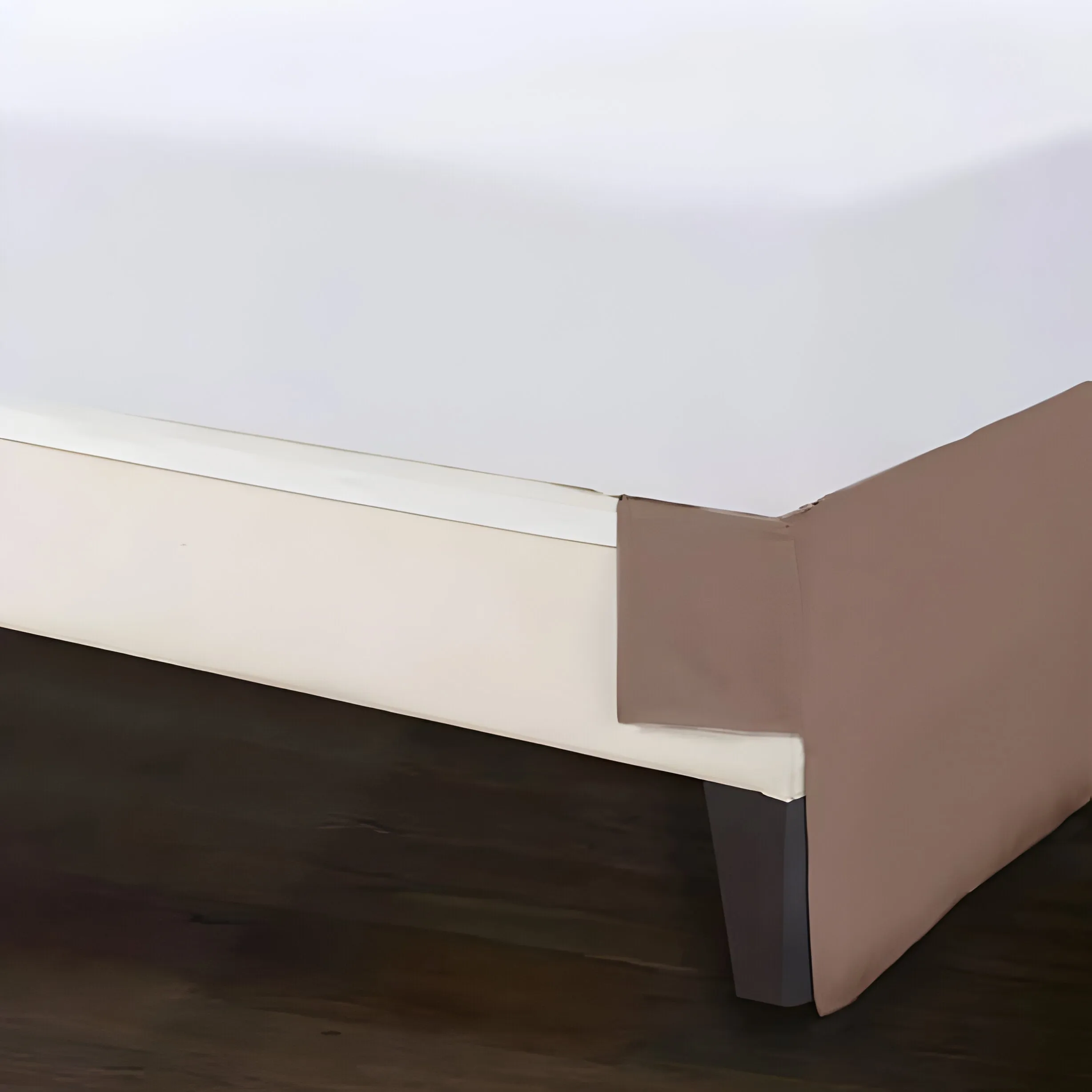 400TC Cotton Sateen Detachable Wrap Around Tailored Bed Skirt