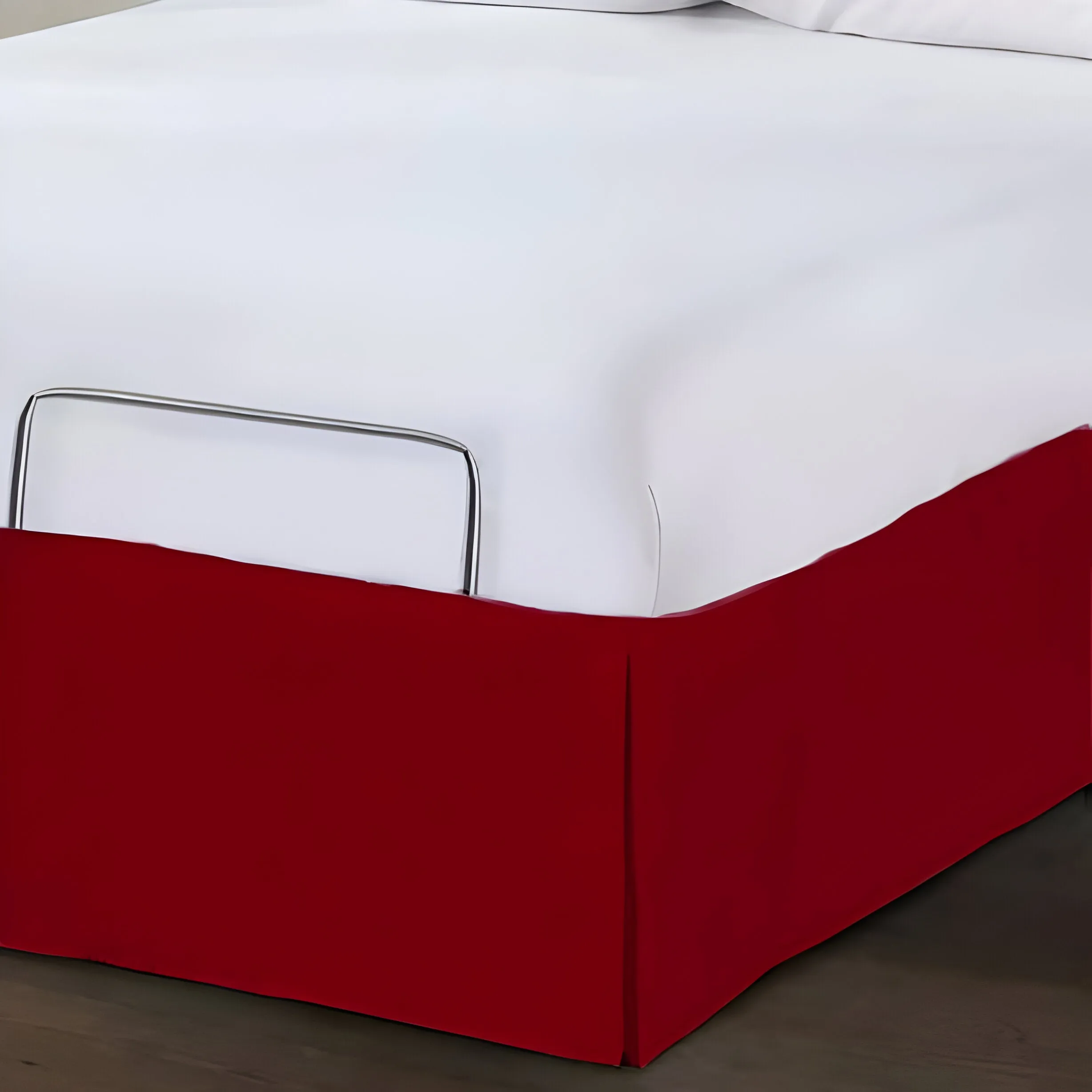 400TC Cotton Sateen Detachable Wrap Around Tailored Bed Skirt