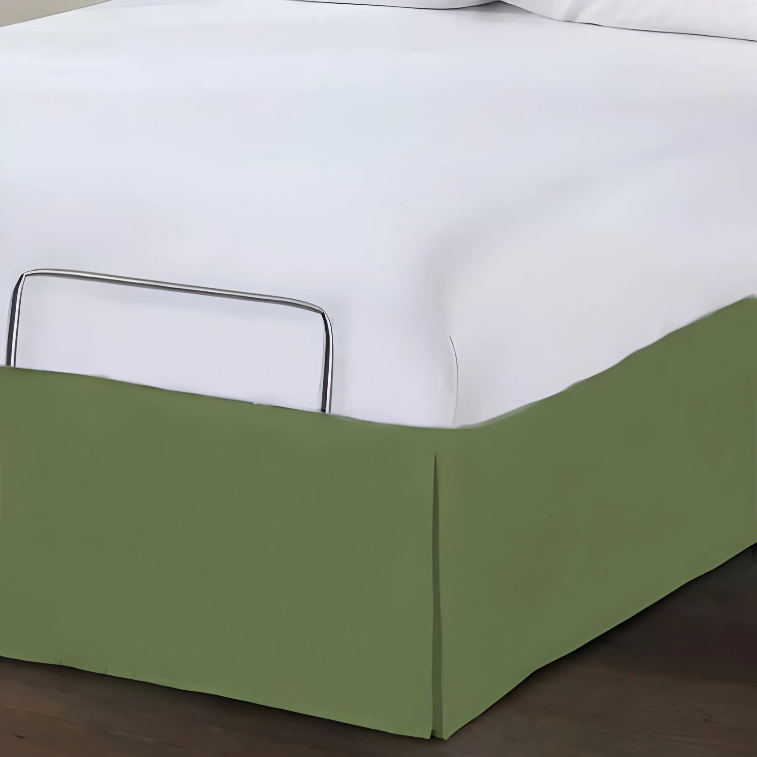 400TC Cotton Sateen Detachable Wrap Around Tailored Bed Skirt