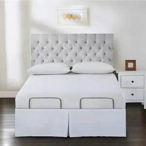 400TC Cotton Sateen Detachable Wrap Around Tailored Bed Skirt