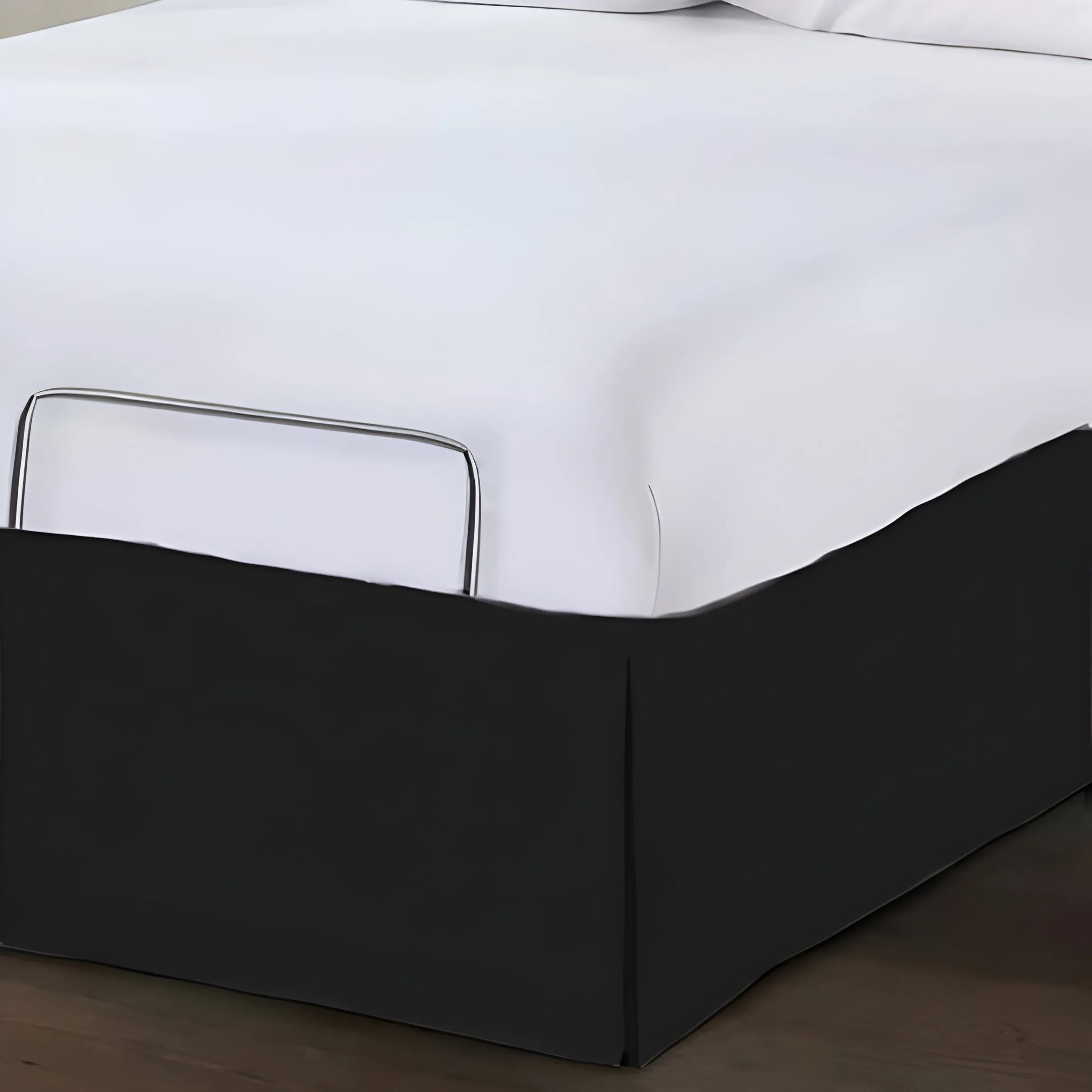 400TC Cotton Sateen Detachable Wrap Around Tailored Bed Skirt