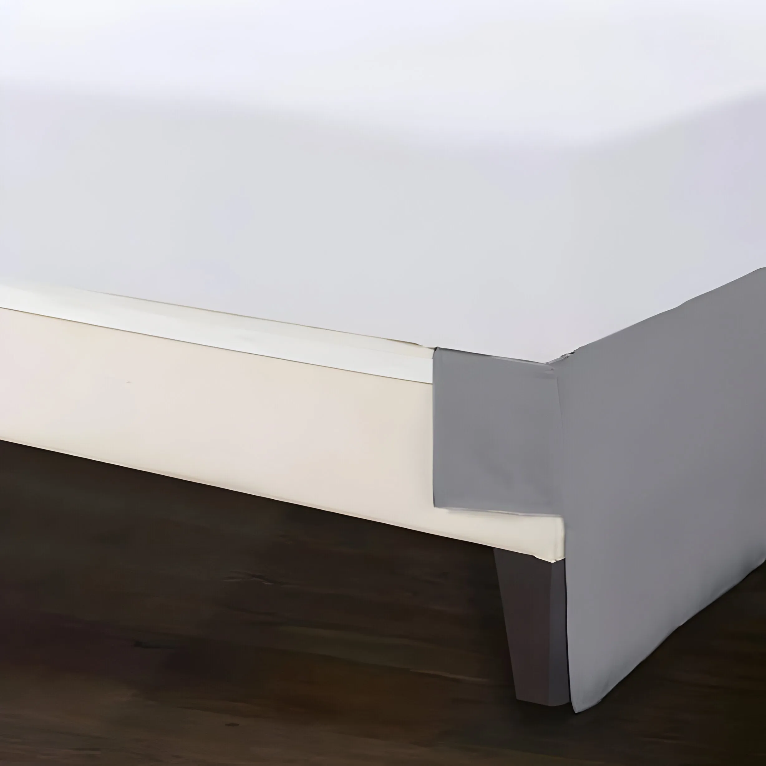400TC Cotton Sateen Detachable Wrap Around Tailored Bed Skirt
