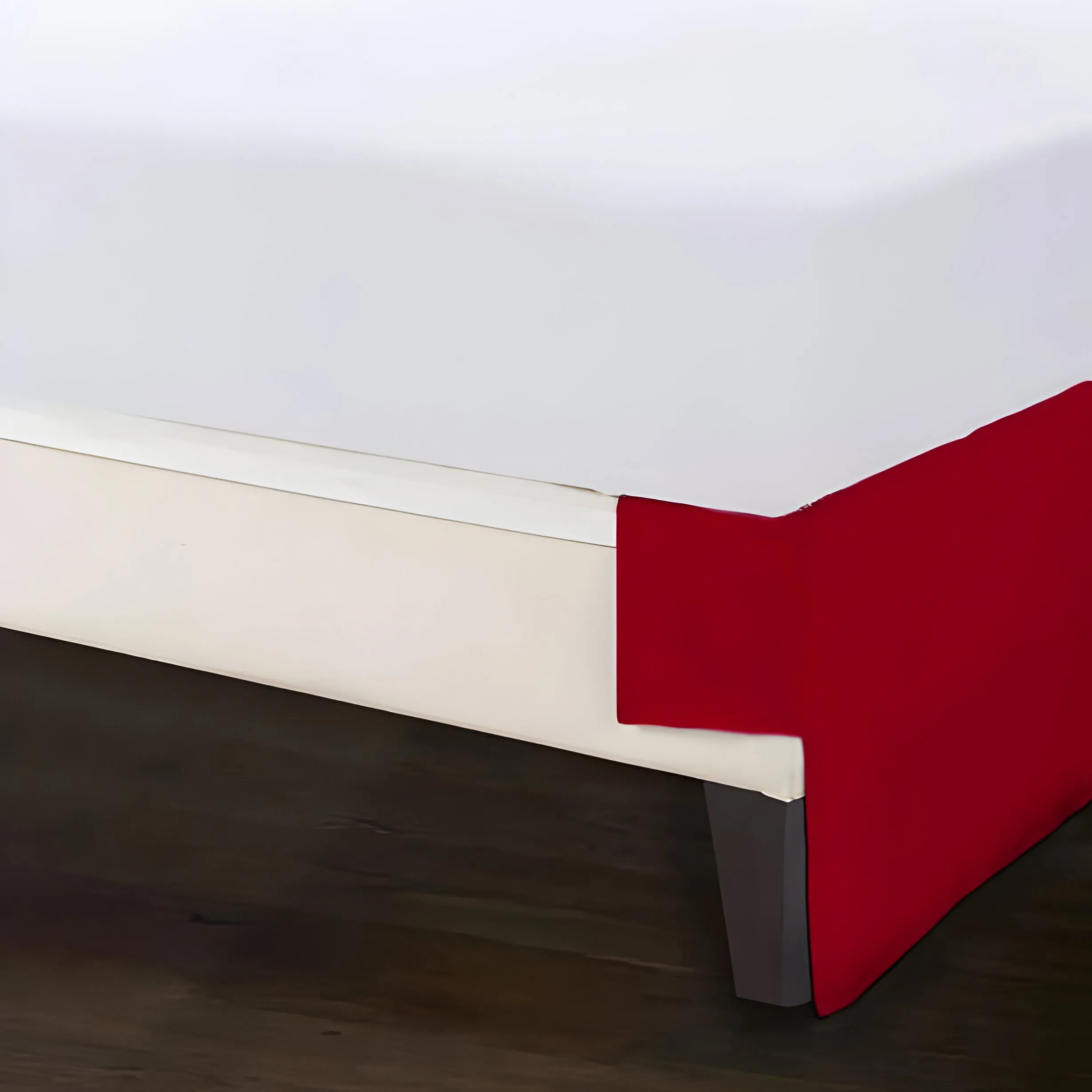 400TC Cotton Sateen Detachable Wrap Around Tailored Bed Skirt