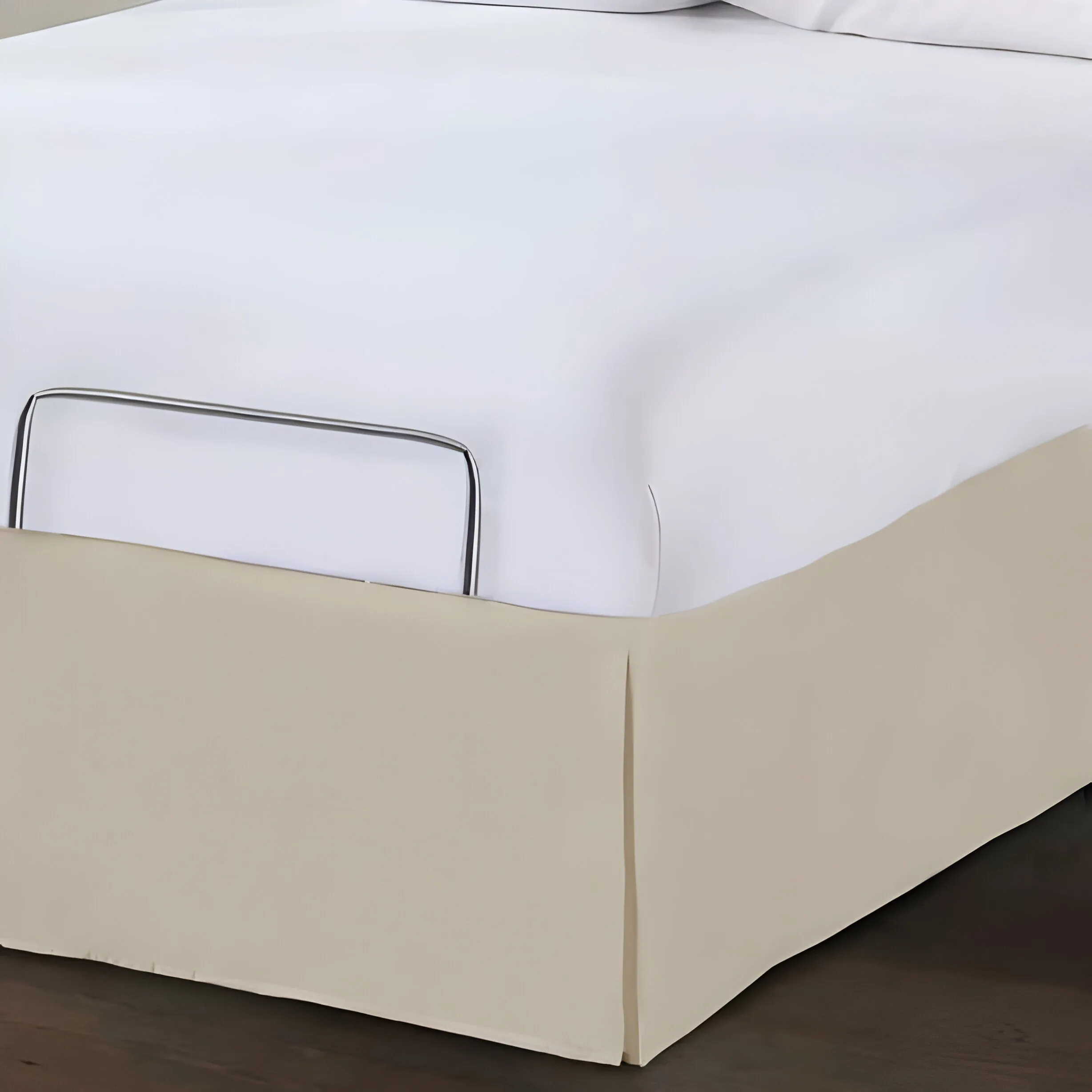 400TC Cotton Sateen Detachable Wrap Around Tailored Bed Skirt