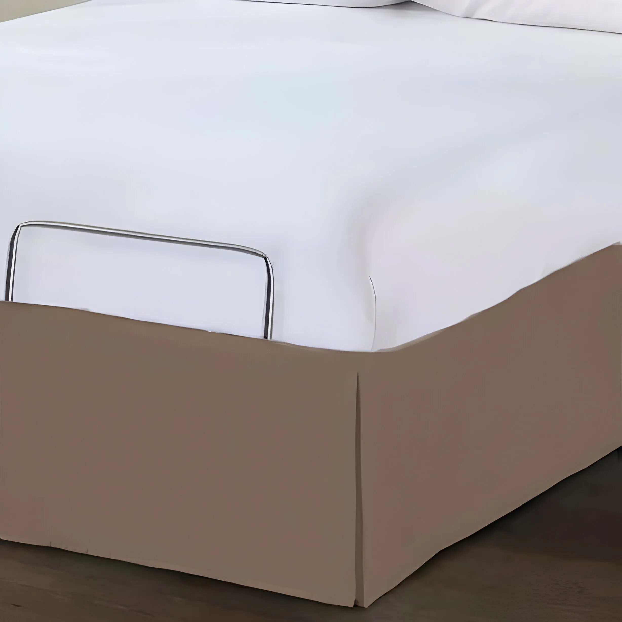 400TC Cotton Sateen Detachable Wrap Around Tailored Bed Skirt