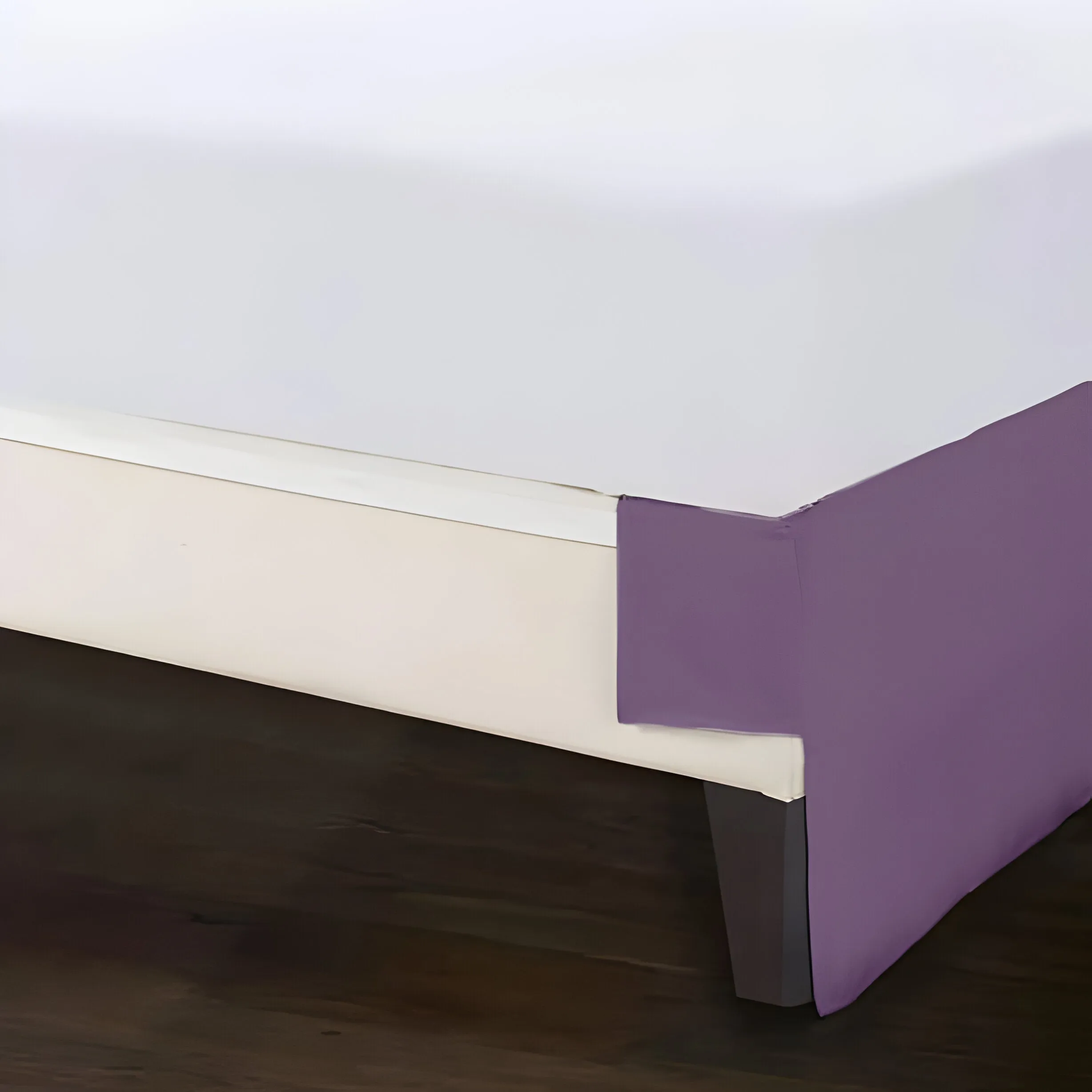 400TC Cotton Sateen Detachable Wrap Around Tailored Bed Skirt