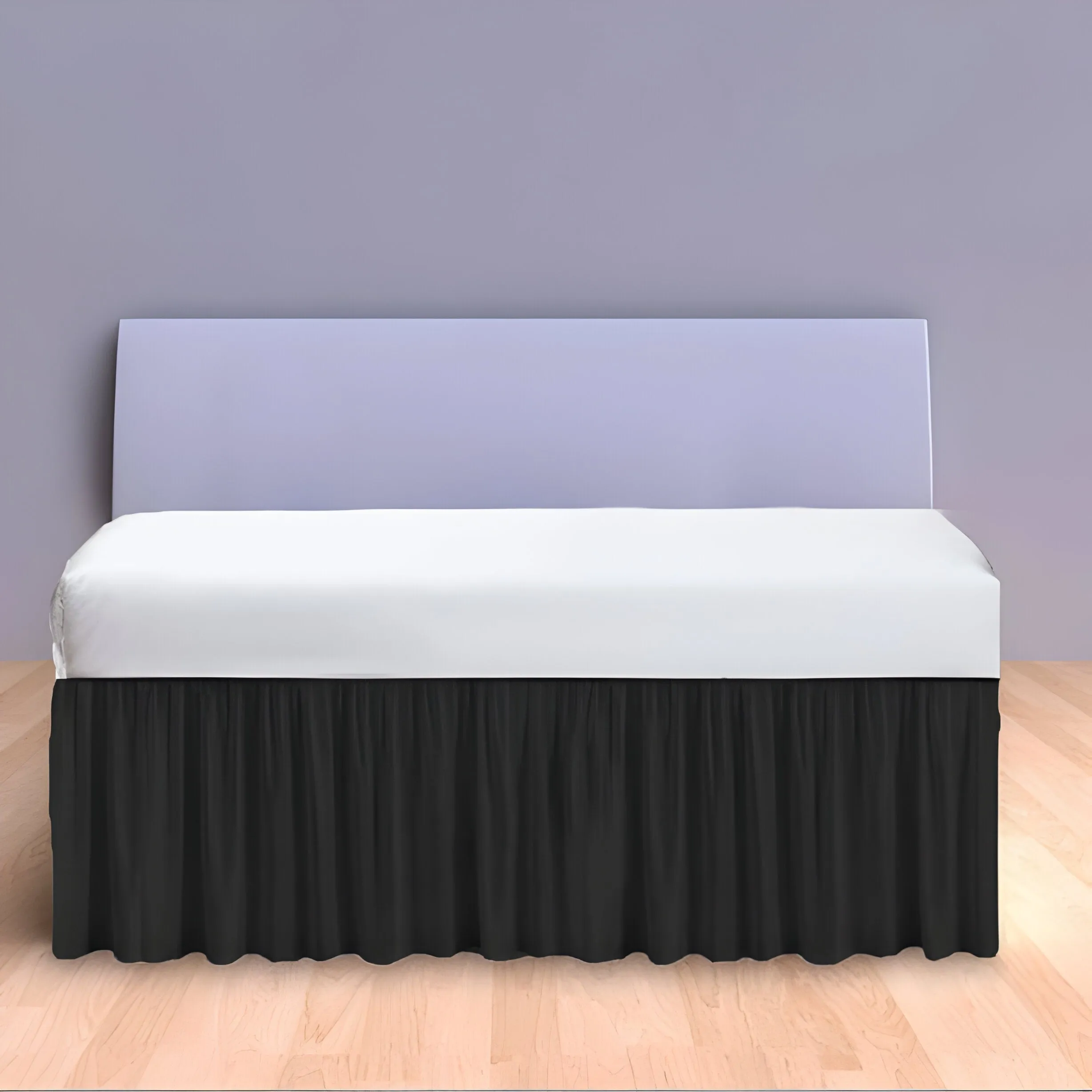 400TC Daybed Sateen Solid Cotton Gathered Bed Skirt