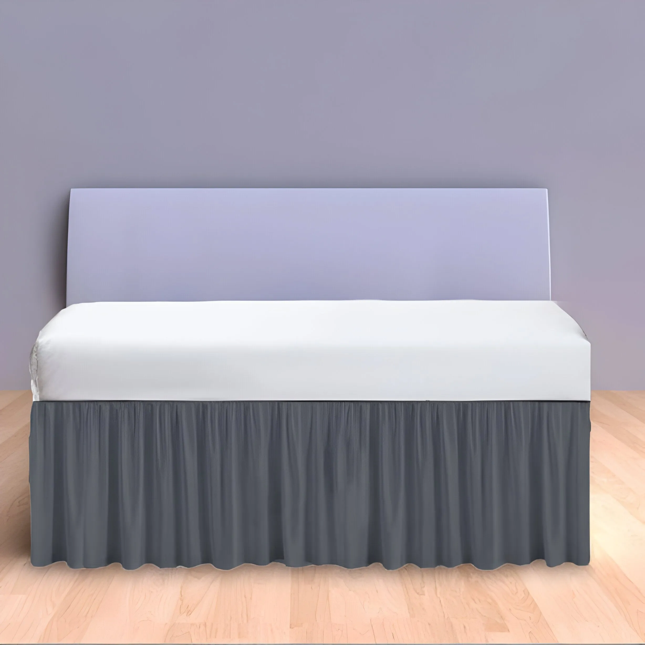 400TC Daybed Sateen Solid Cotton Gathered Bed Skirt