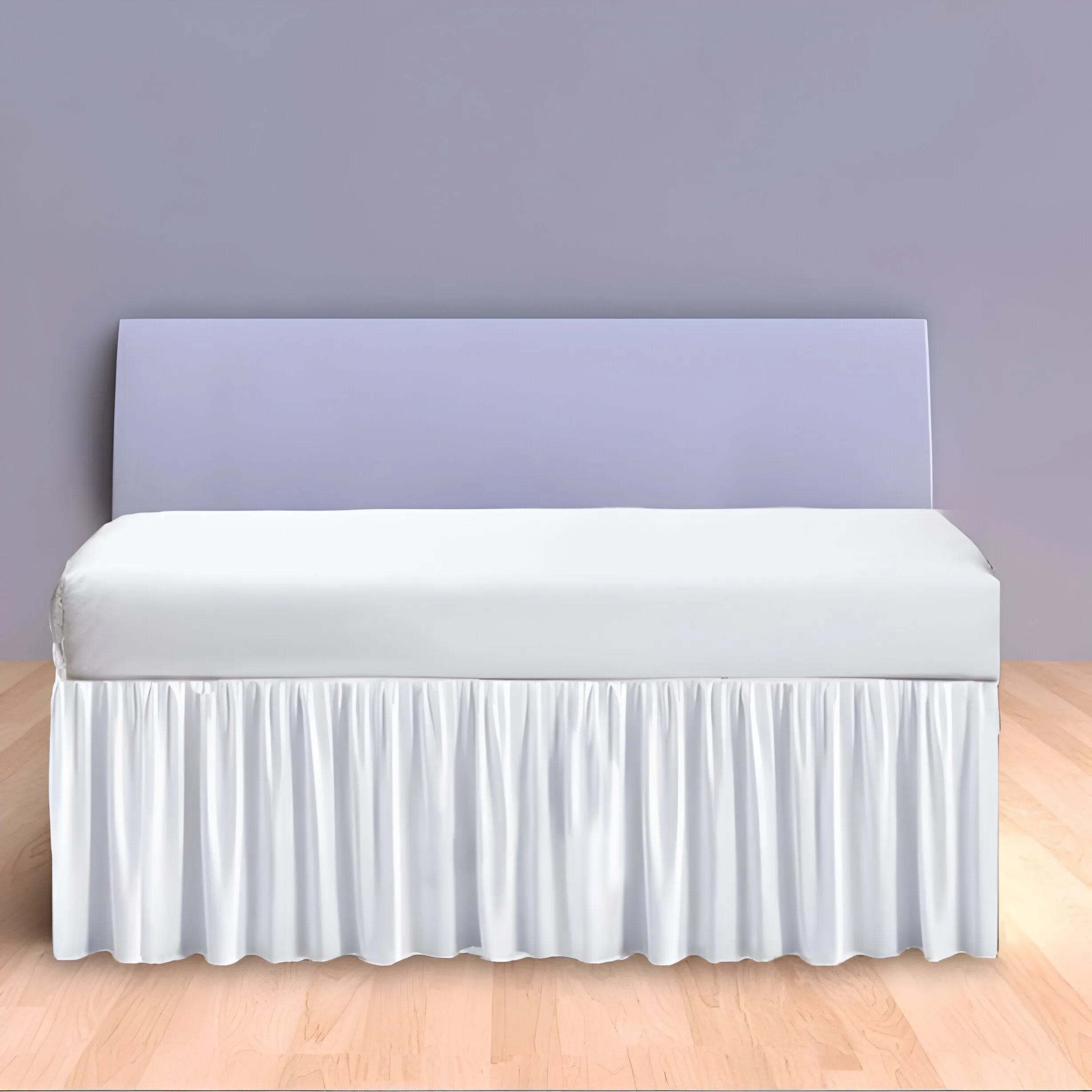 400TC Daybed Sateen Solid Cotton Gathered Bed Skirt