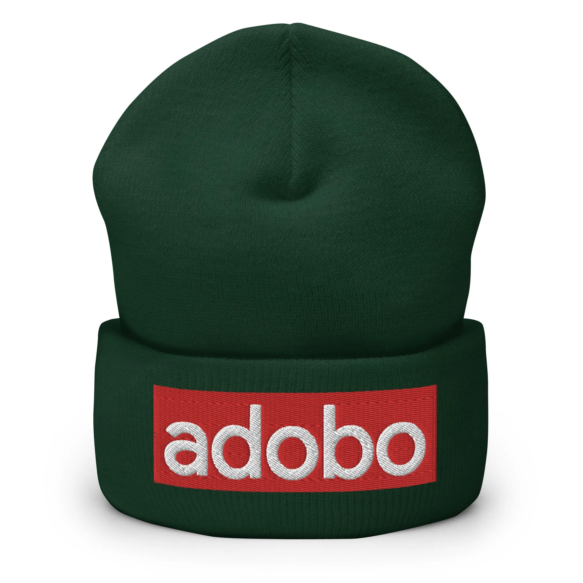 Adobo Red Cuffed Beanie