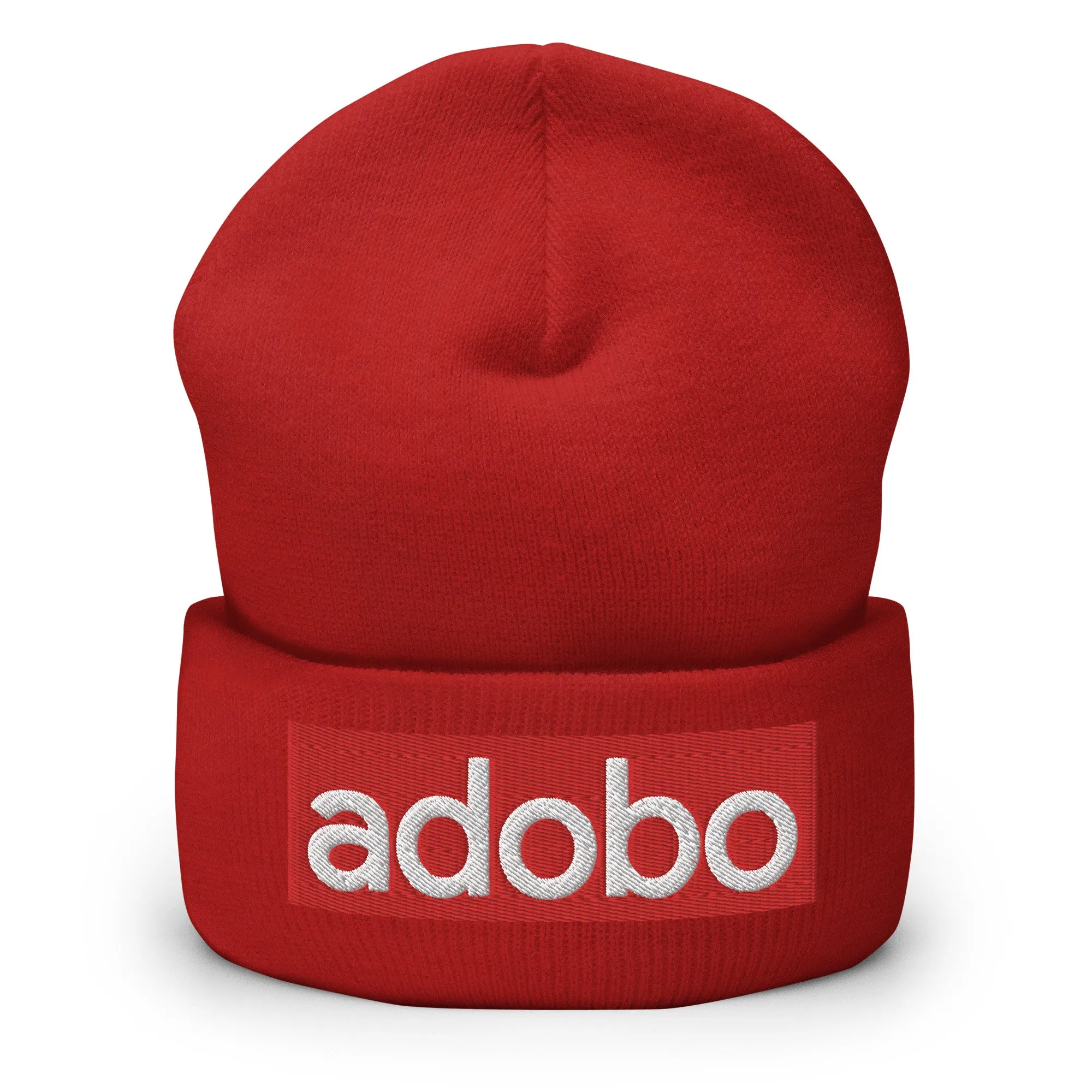 Adobo Red Cuffed Beanie