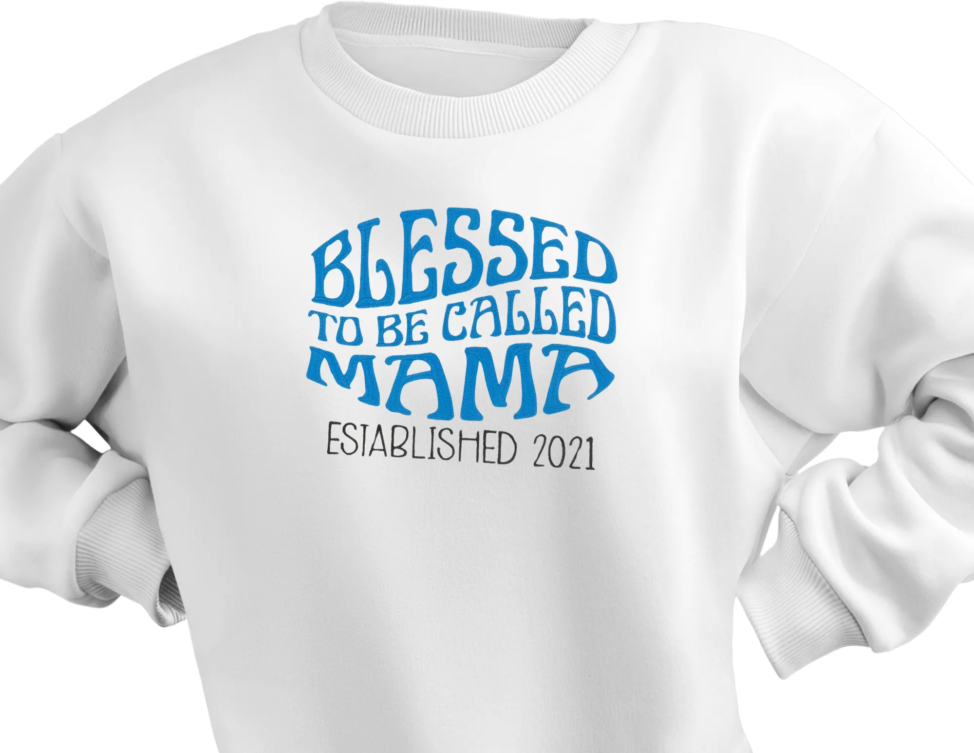 Adult Sweatshirt - Blessed Mama
