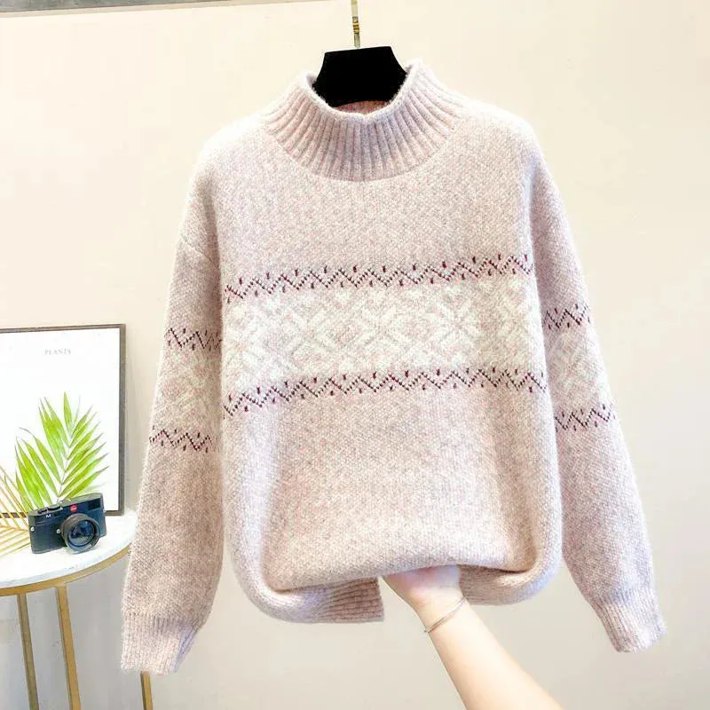 Amara - Snowflake Knit Sweater