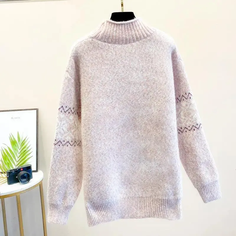 Amara - Snowflake Knit Sweater