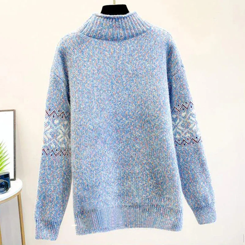 Amara - Snowflake Knit Sweater