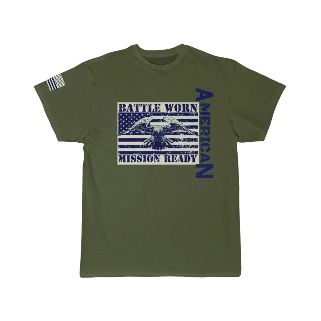 American Pride: Battle Worn Mission Ready Short Sleeve T-Shirt