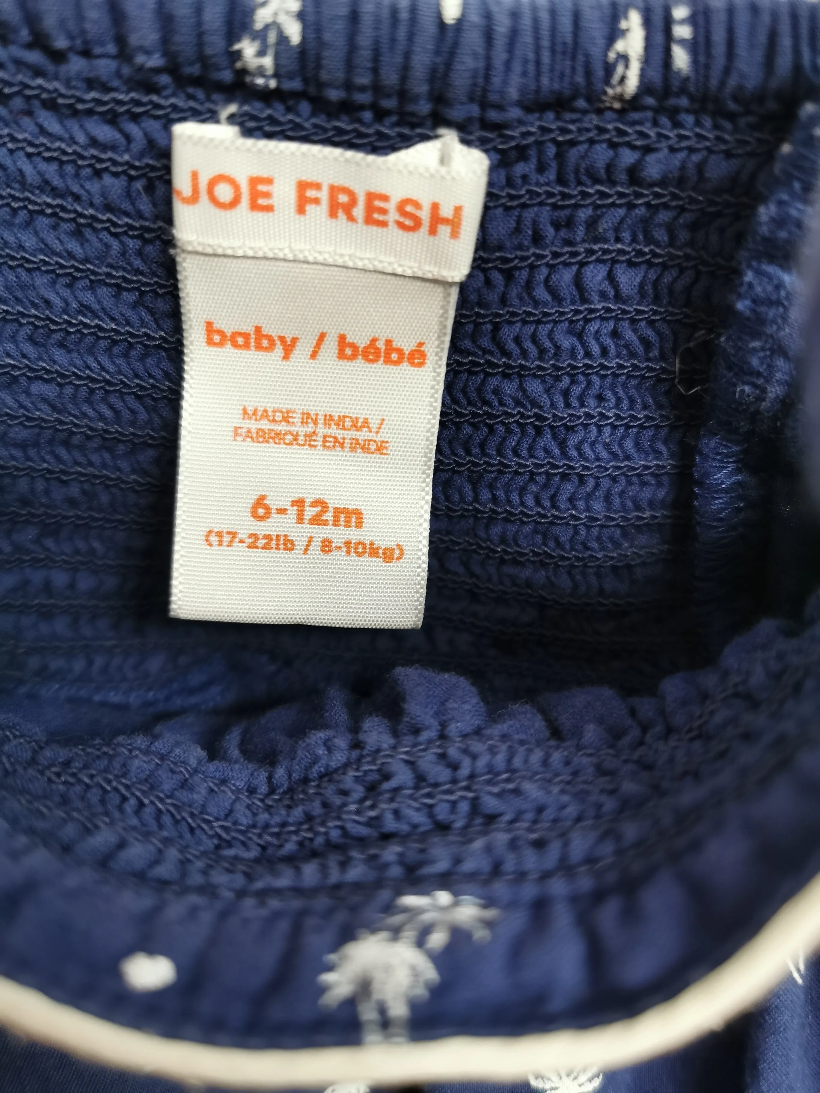 BABY GIRL SIZE 6/12 MONTHS - JOE FRESH, Summer Romper EUC B36