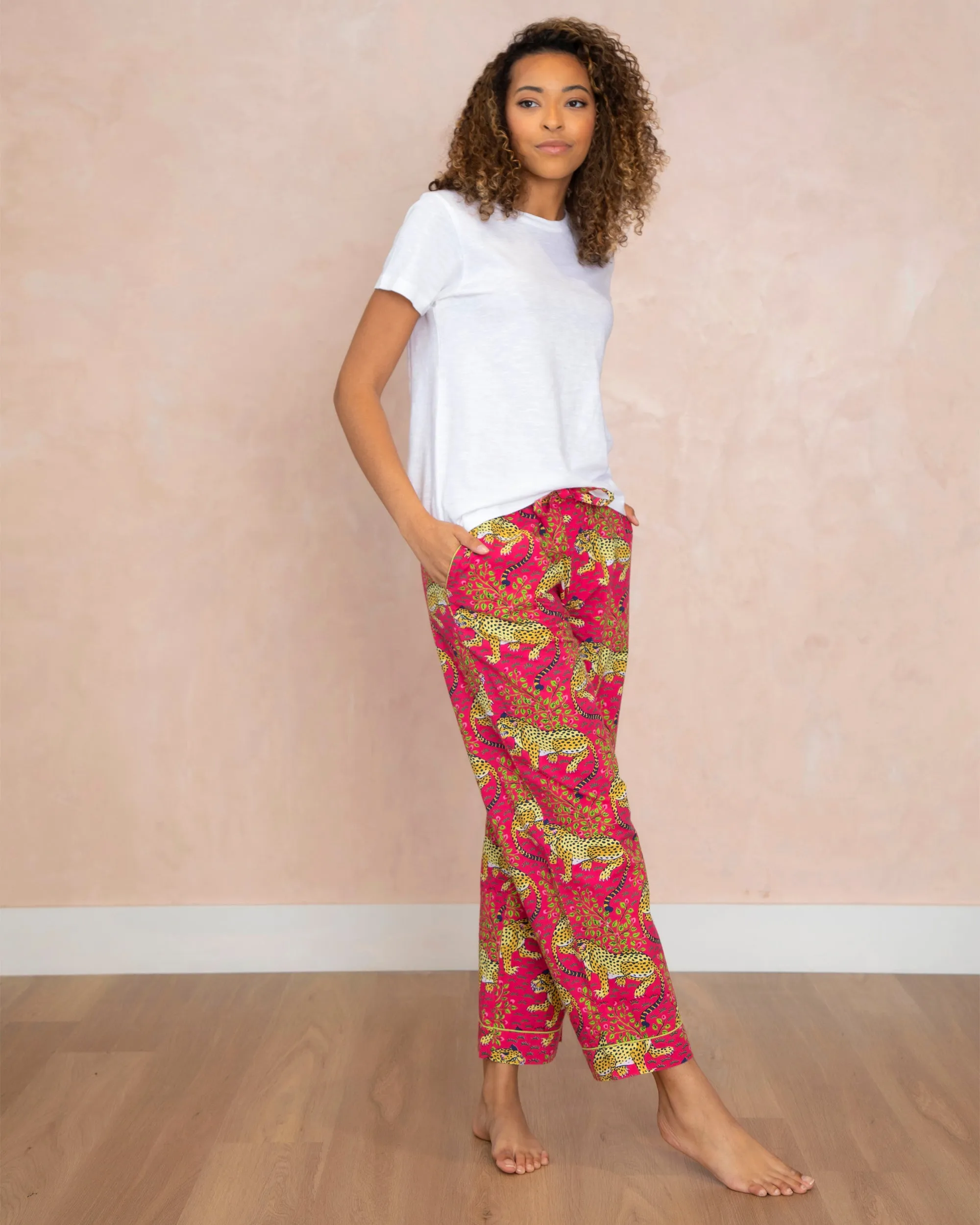 Bagheera - 2-Pack PJ Pants - Hot Pink/Ink