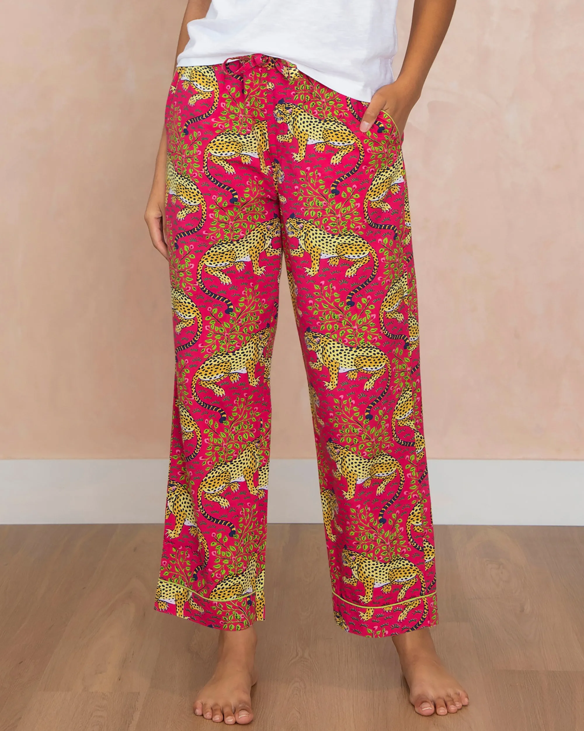 Bagheera - 2-Pack PJ Pants - Hot Pink/Ink