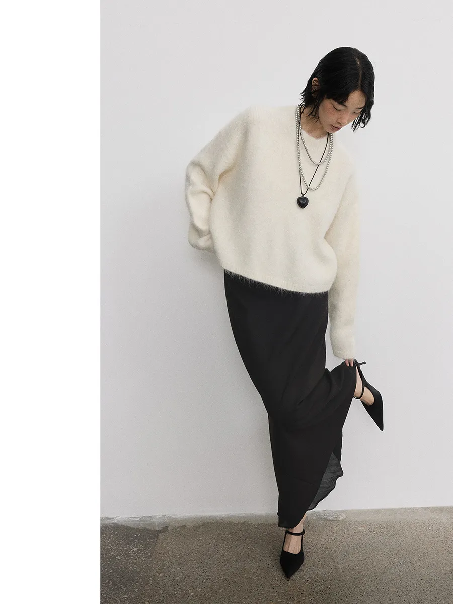 Black Flowing Skirt