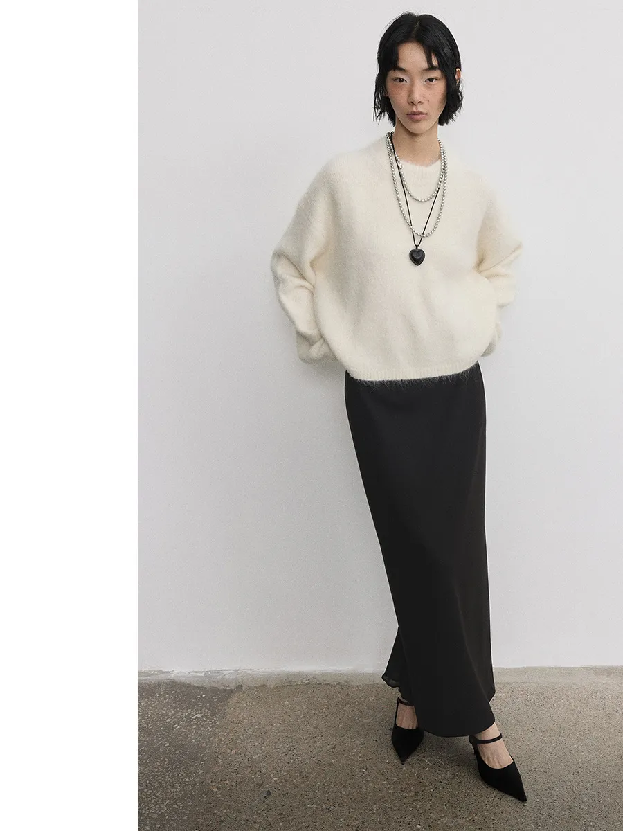 Black Flowing Skirt