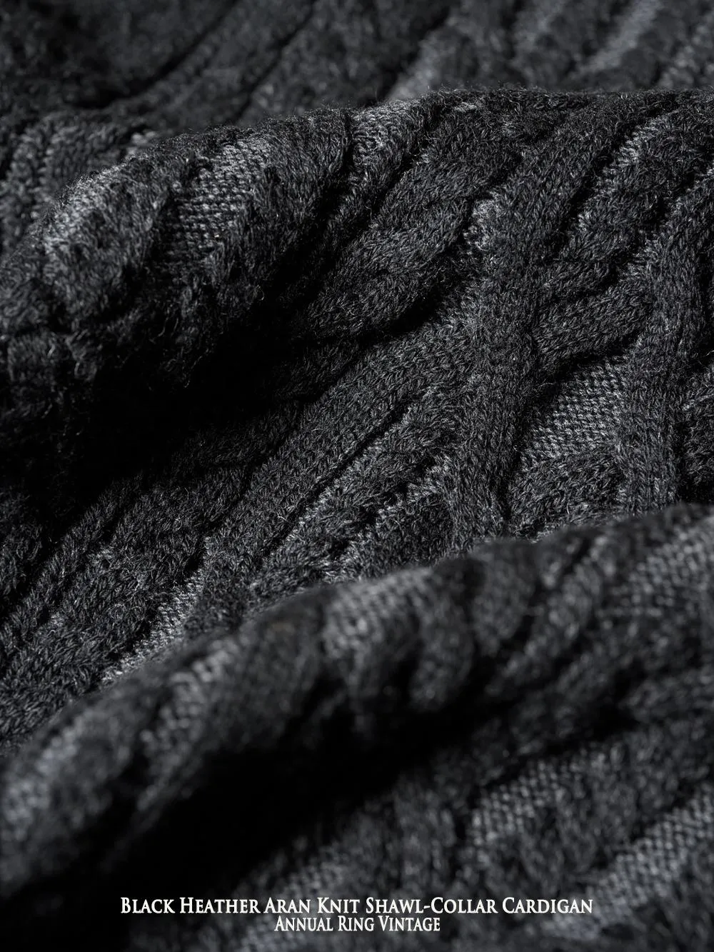 Black Shawl Collar Cardigan