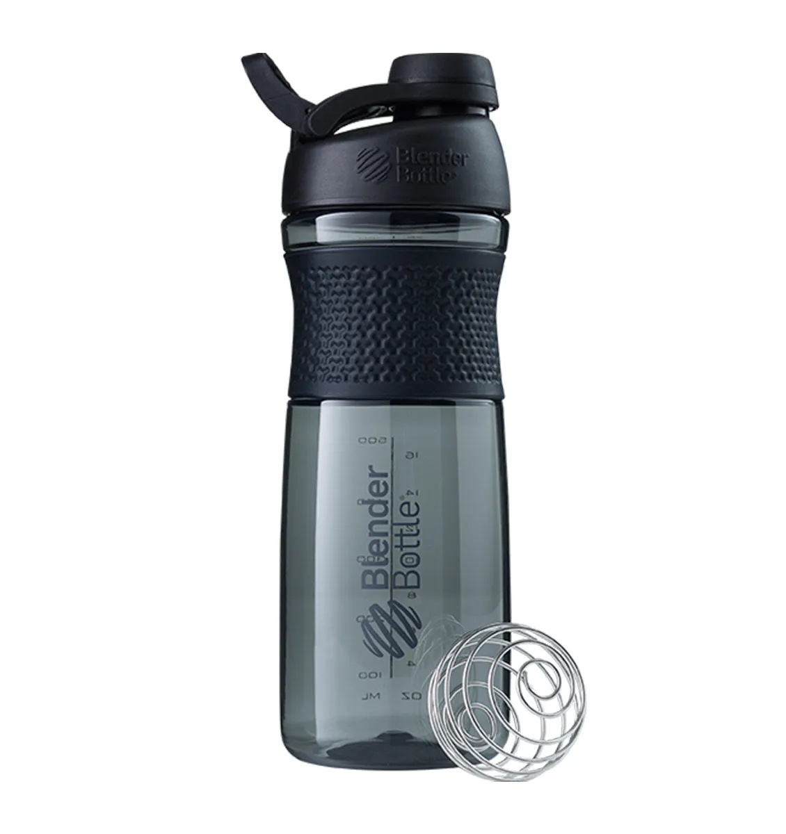 BlenderBottle SportMixer V2 Twist Cap Bottle - 28oz/828mL - Black