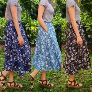 Bloomed Grace-Handmade Circle Skirt