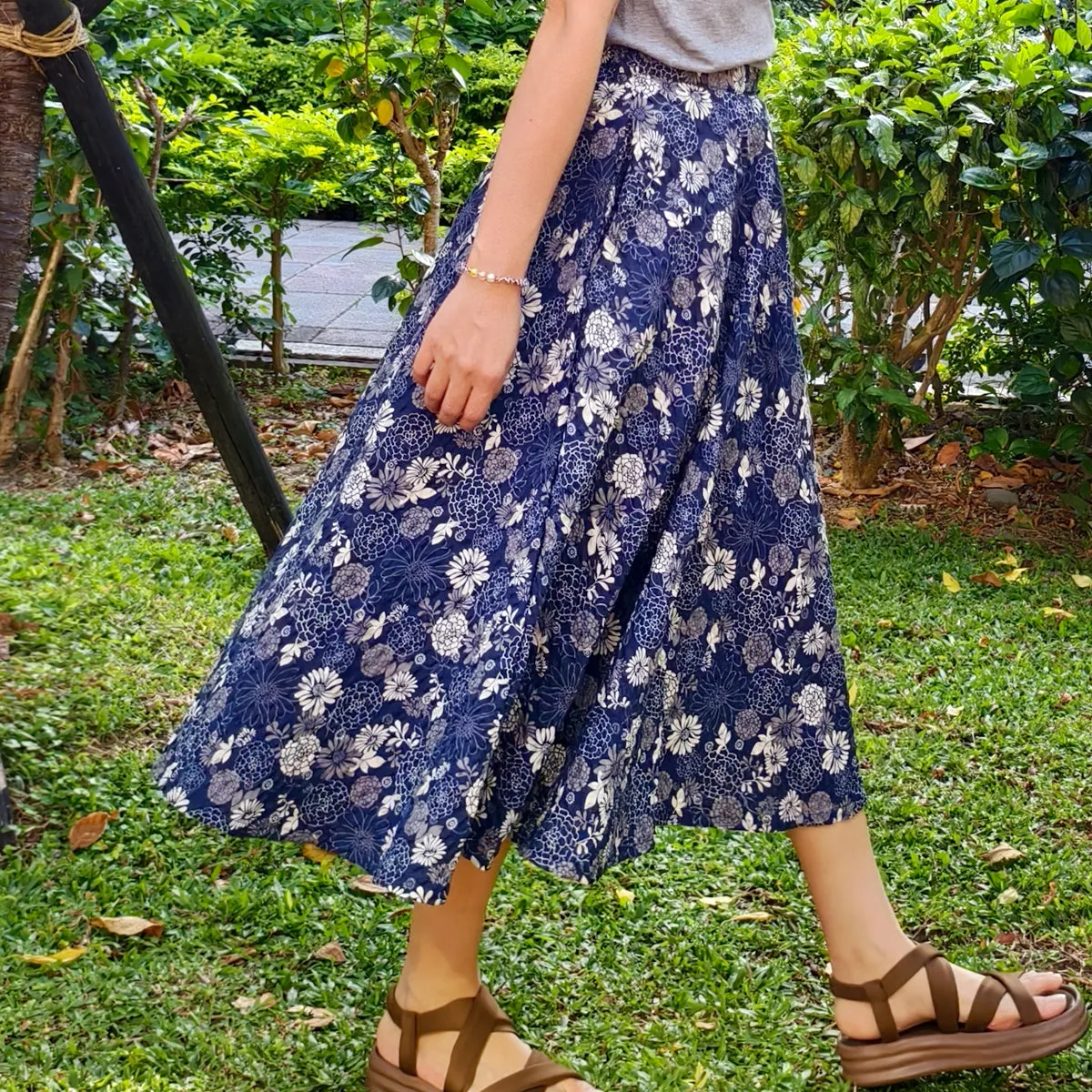 Bloomed Grace-Handmade Circle Skirt