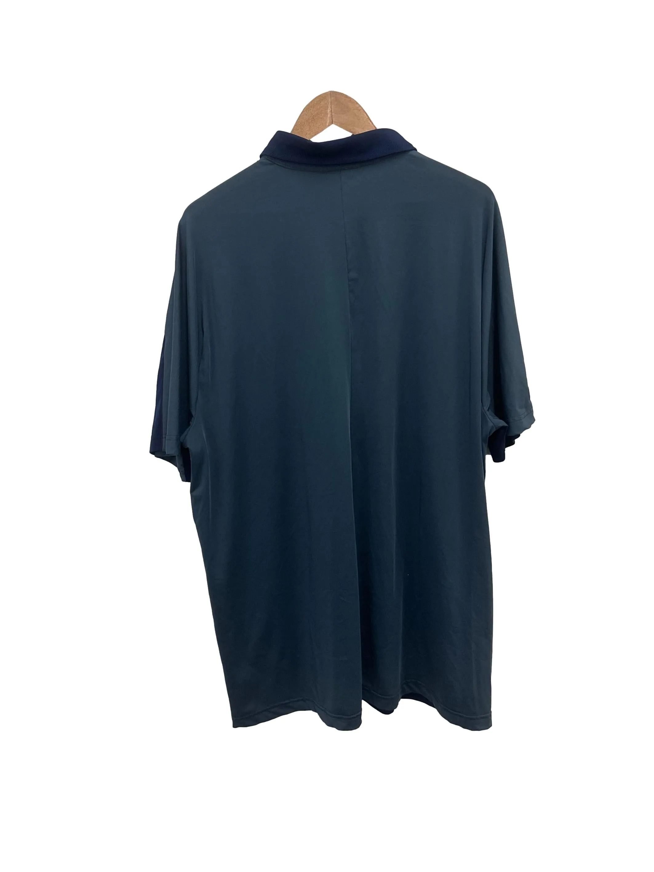 Blue Dri Fit Polo Tee